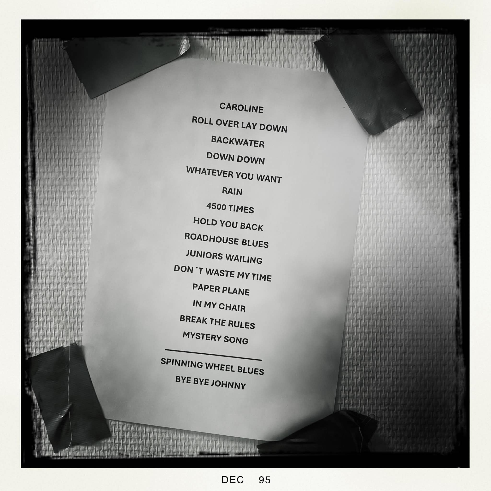 Setlist